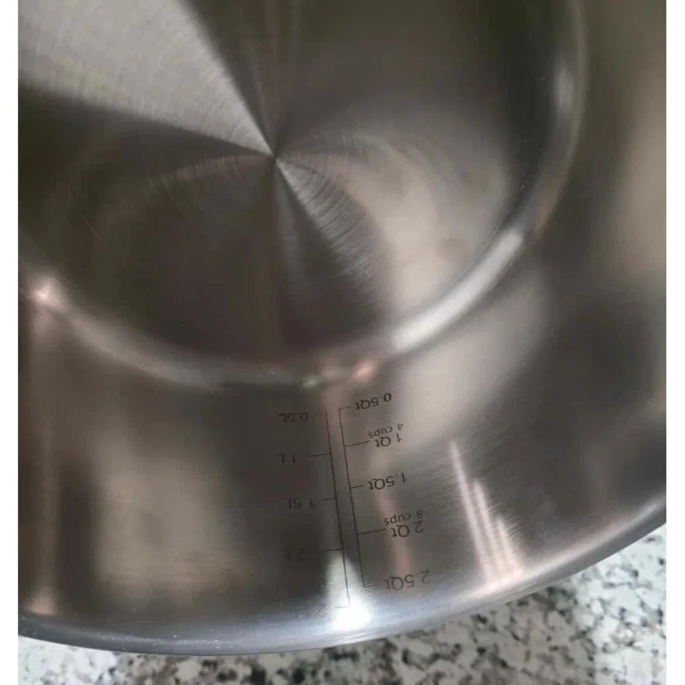 The Cellar Stainless Steel Cookware Set 5-Piece 3-Ply Base Pots & Pans
